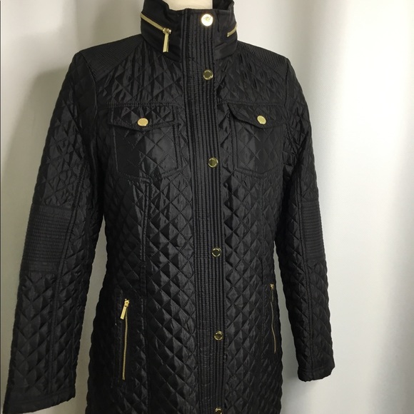 Michael Kors Jackets & Blazers - Michael Kors Quilted Women`s HoodedJacket BLACK M